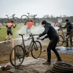 Как выбрать вело-пит зону и замену шин в циклокросс-гонке: инструменты и лайфхаки